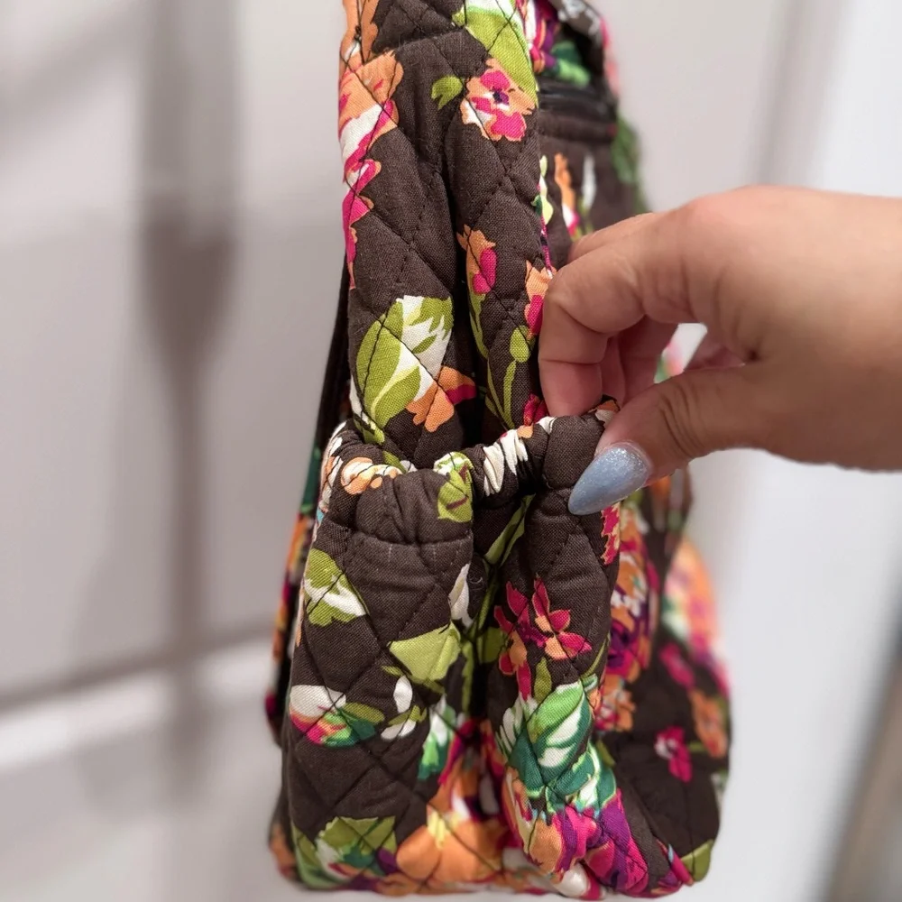 NWT Vera Bradley Messenger Baby Bag in English Rose Floral